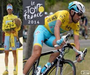 пазл Винченцо Нибали Италия, чемпион на тур де Франс 2014